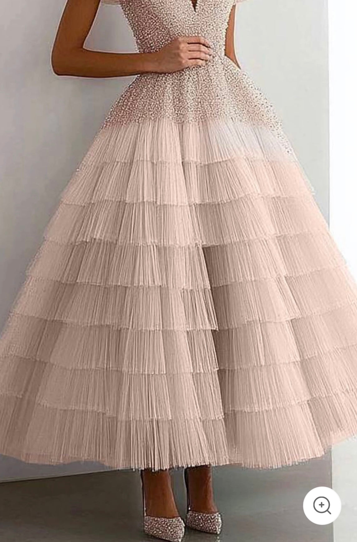 Noiré | Off-Shoulder Mesh Galajurk