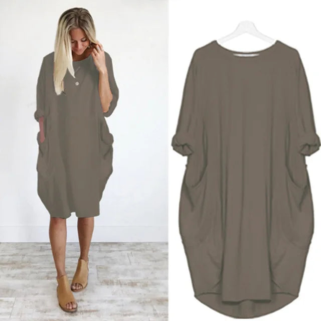 Amanda™ - Comfortabele Buikbedekkende Jurk