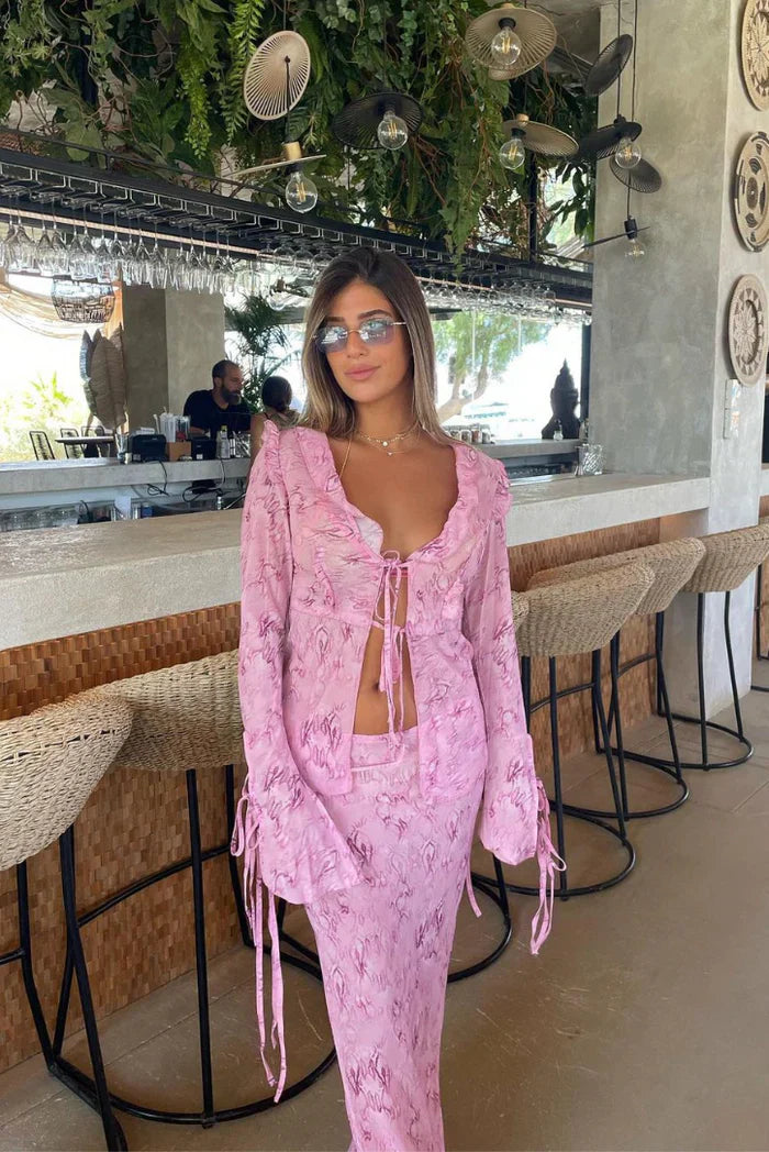 Annabelle | Vloeiende Maxi Rok Set
