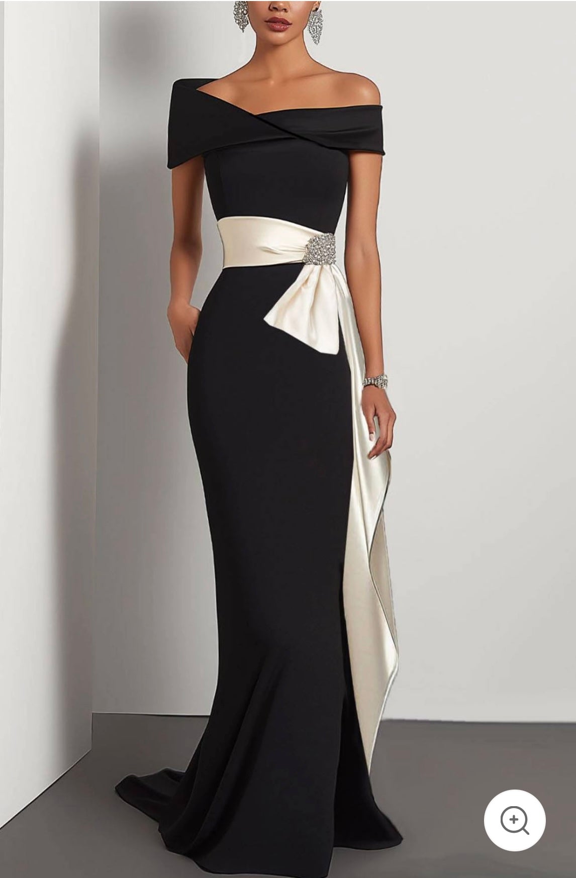 Seraphine | Off-Shoulder Luxe Galajurk