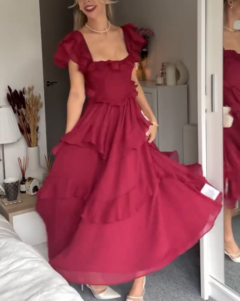 Elisa - Ruffle Jurk