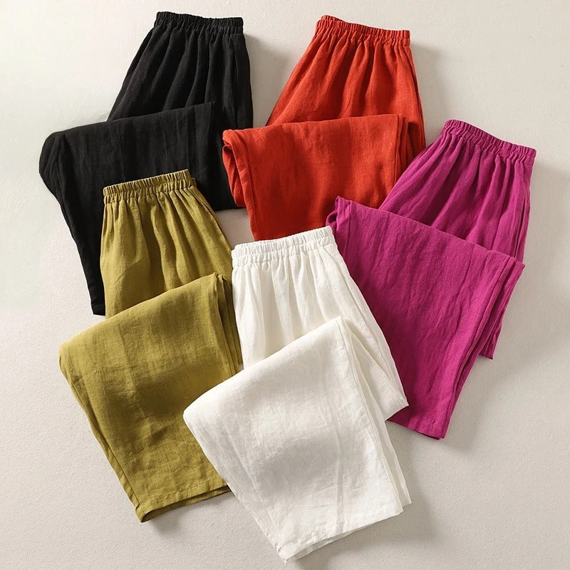 ALISA | COMFORTABELE LINEN BROEKEN