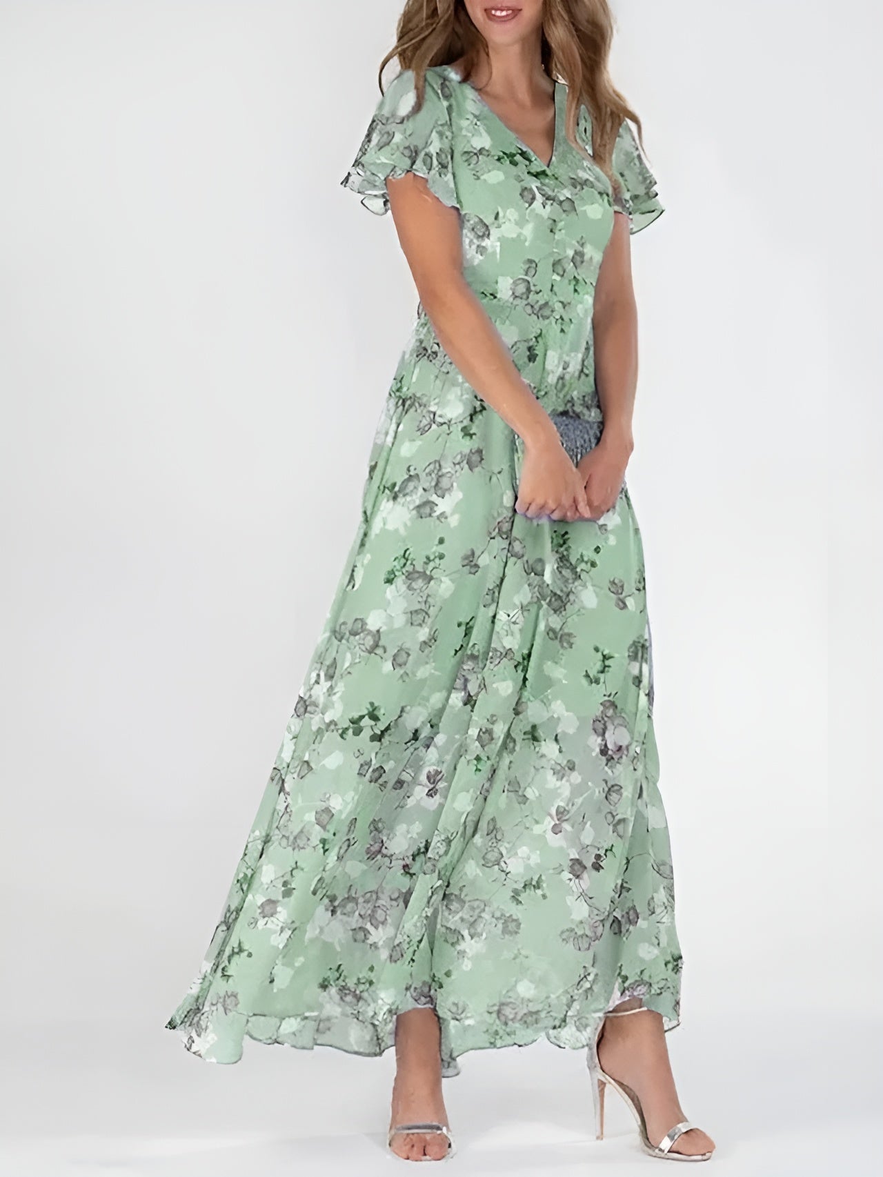 Halina | Elegante jurk die de buik bedekt