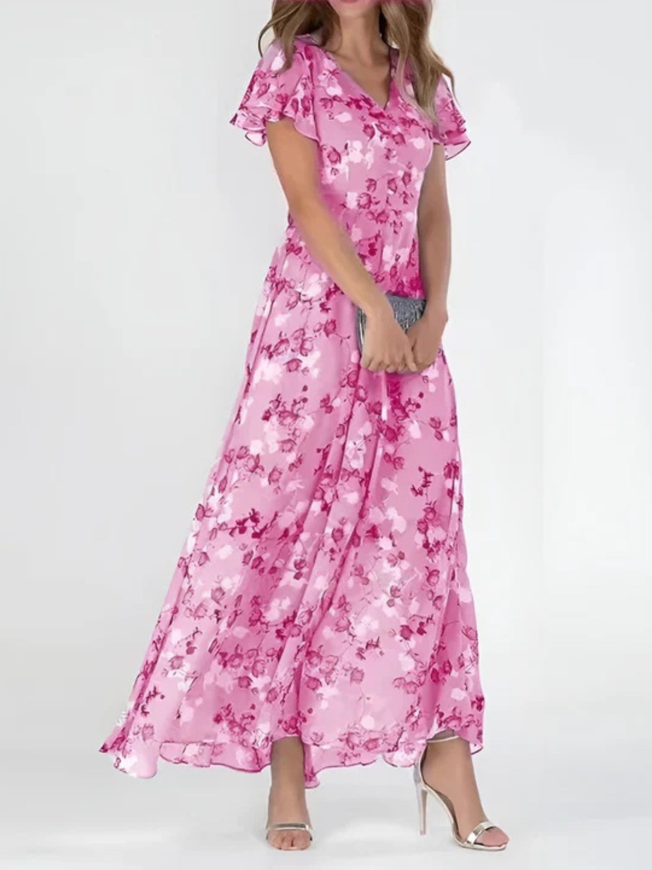 Halina | Elegante jurk die de buik bedekt