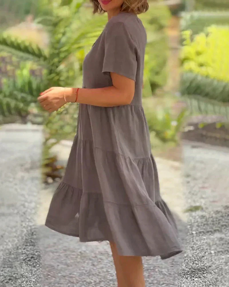 Zoey™ - Casual Zomer V-hals Jurk
