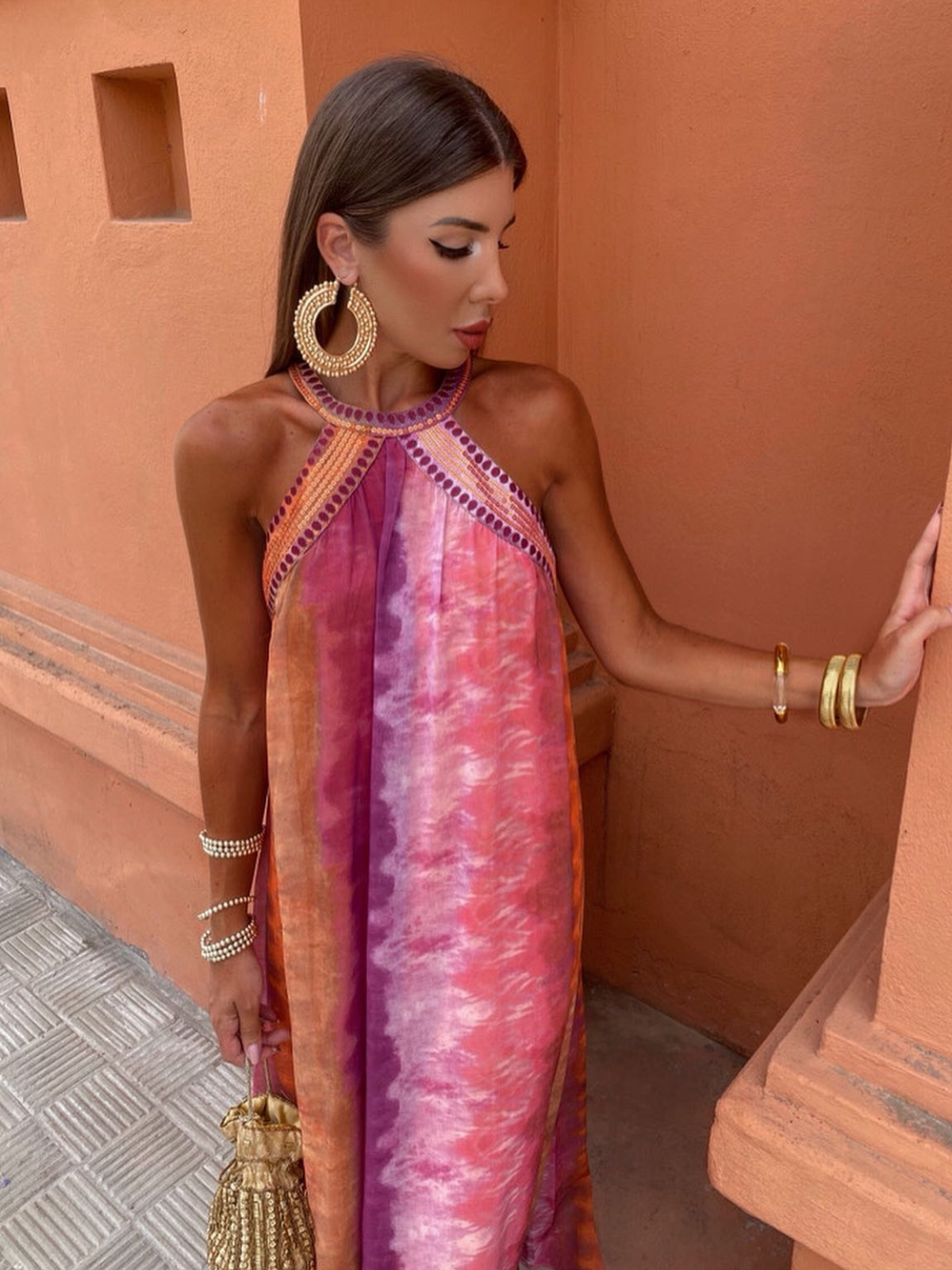 Luciana™ | Zomerjurk met ombre-effect