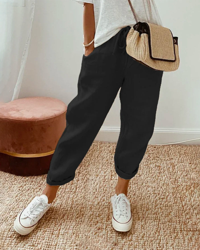 Abigail – Hoogwaardige Luchtige Pantalon