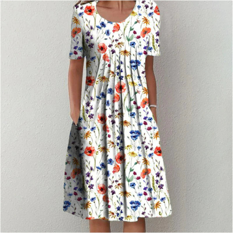 Adèle™ | Taillebedekkende jurk