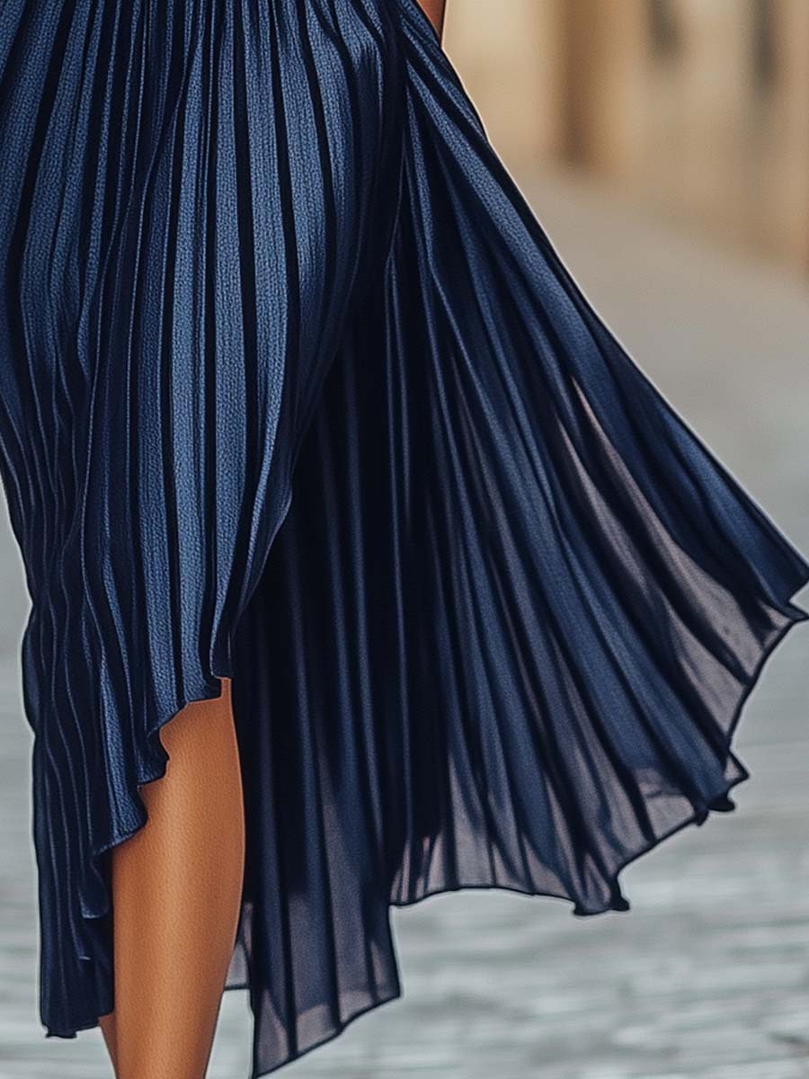 HANNE | Elegante Plisséjurk