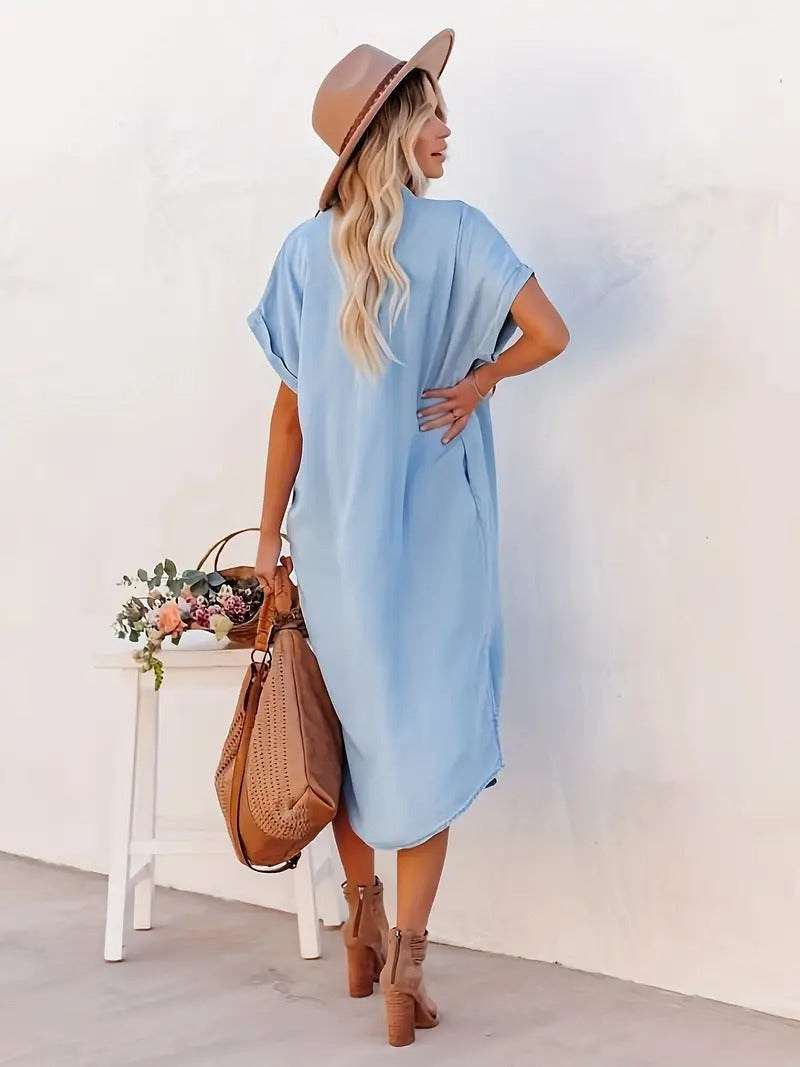 Chiara Korte Mouwen Casual Jurk
