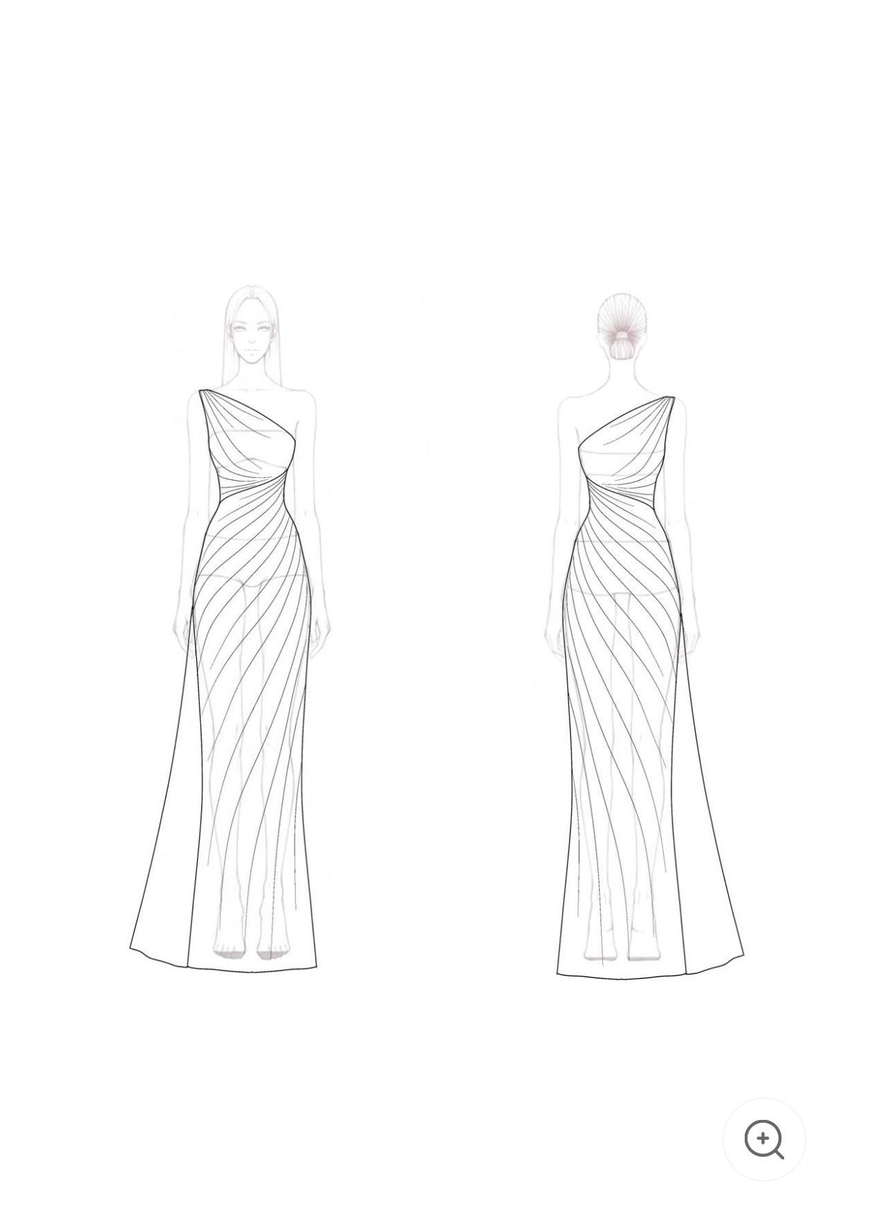 Saphira | Asymmetrische Galajurk met Gouden Glans