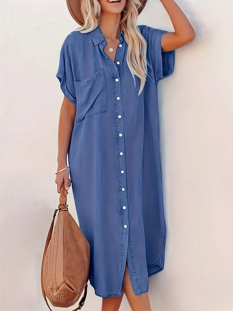Chiara Korte Mouwen Casual Jurk