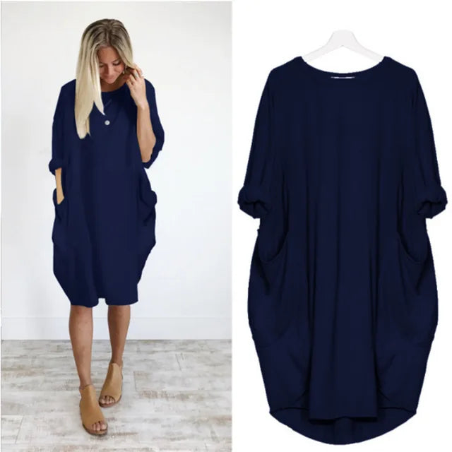 Amanda™ - Comfortabele Buikbedekkende Jurk
