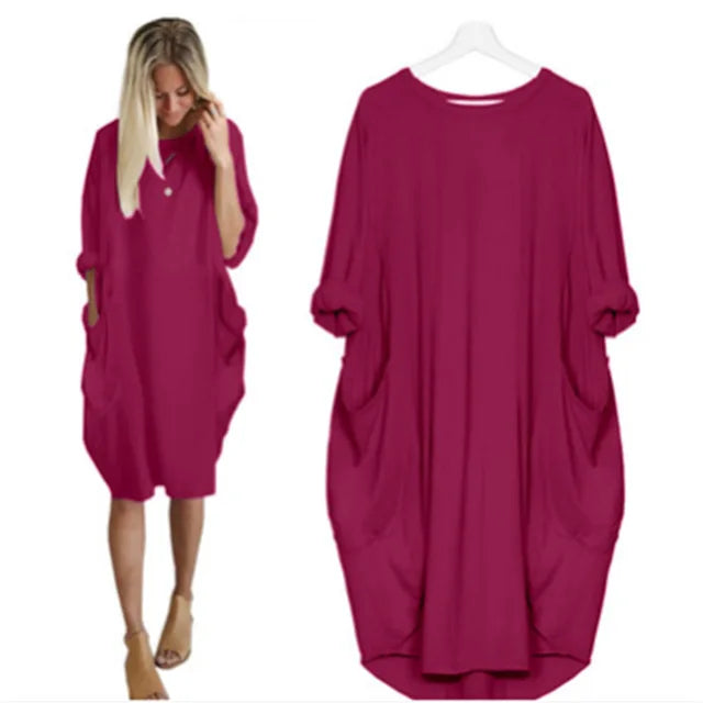 Amanda™ - Comfortabele Buikbedekkende Jurk