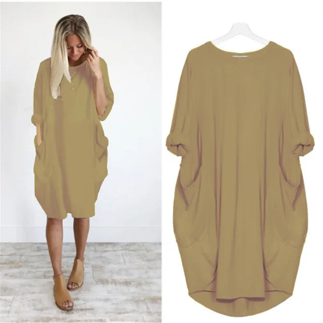 Amanda™ - Comfortabele Buikbedekkende Jurk