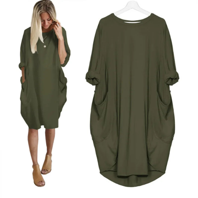 Amanda™ - Comfortabele Buikbedekkende Jurk