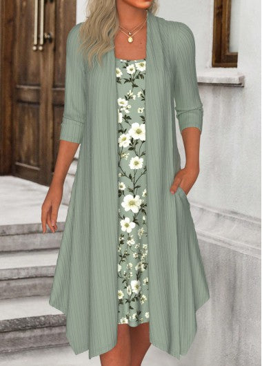 Gina - 2-in-1 jurk met bloemenprint