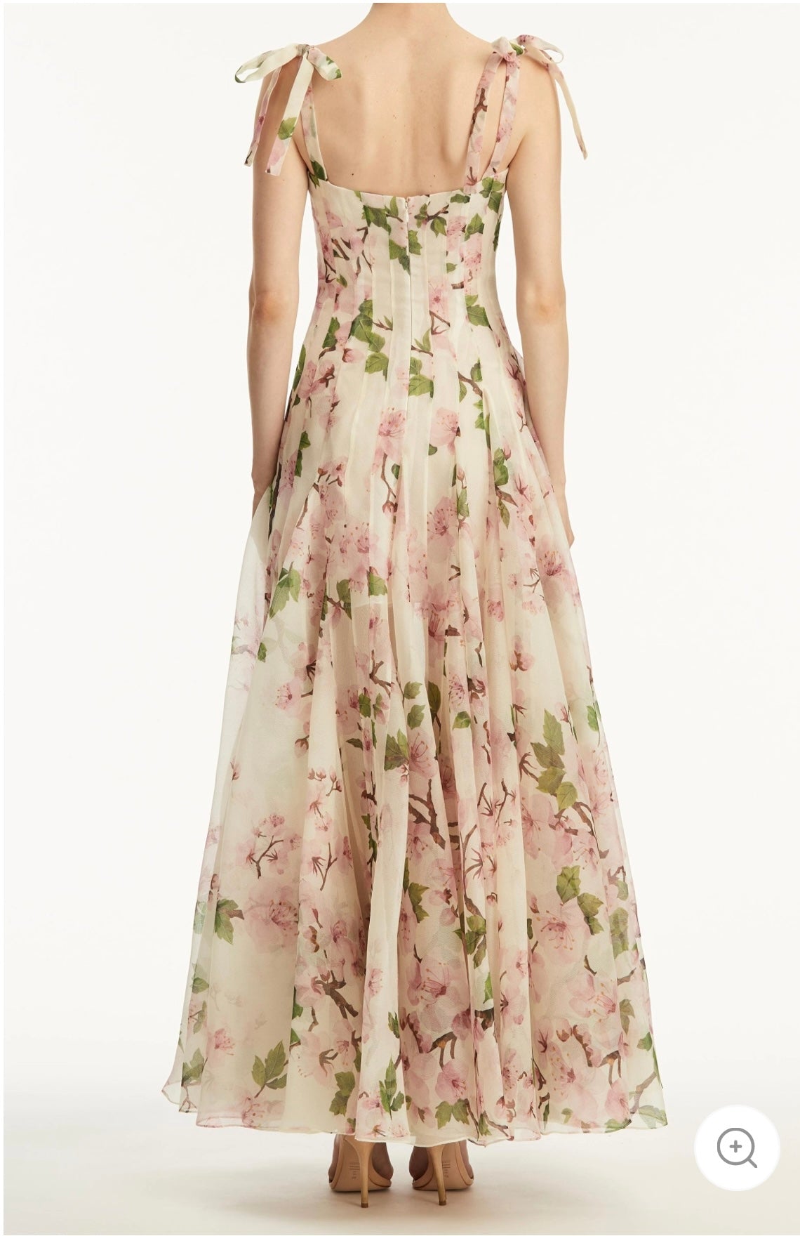 Abby - Dames maxi-jurk met bloemenprint