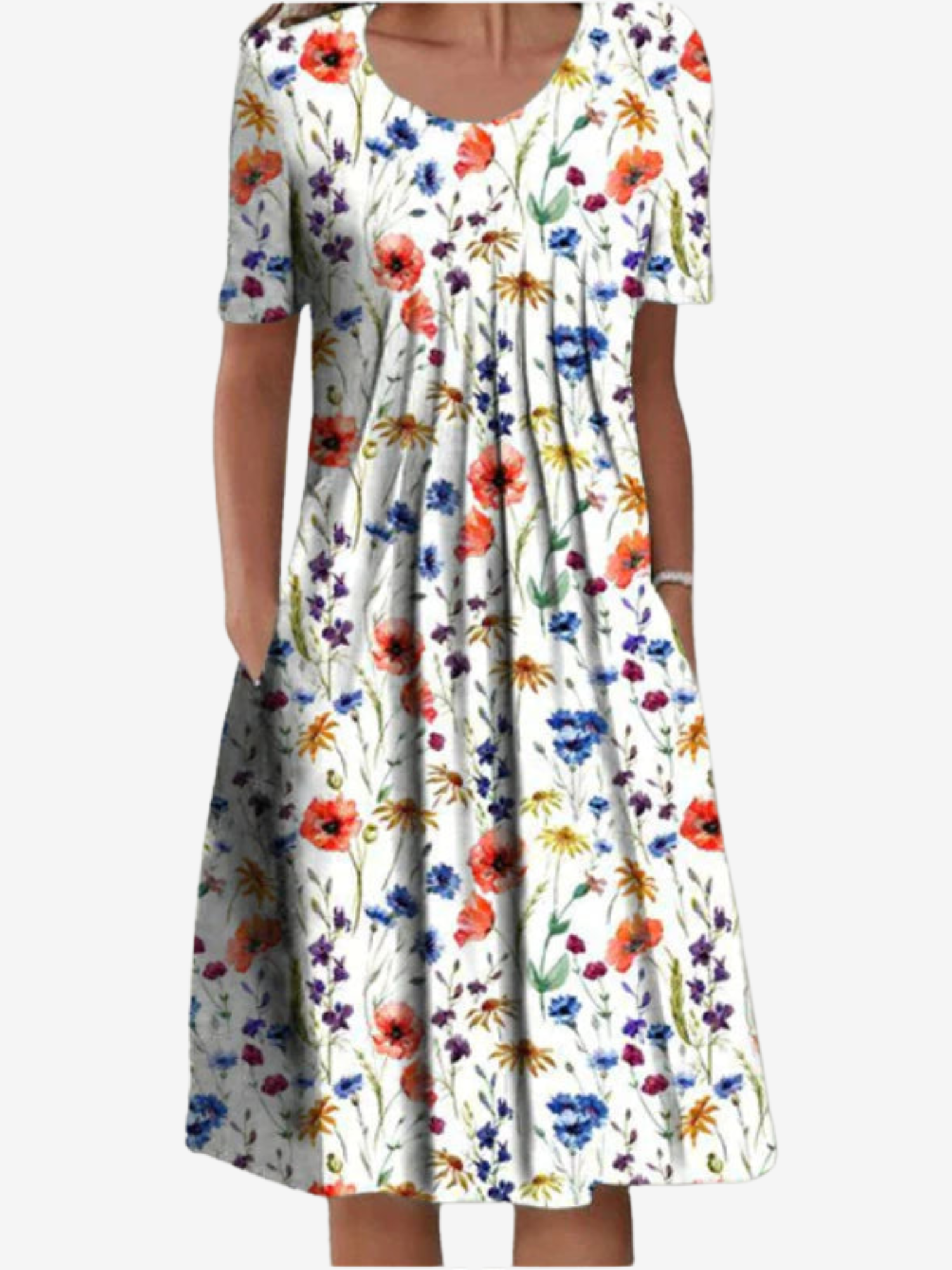 Adèle™ | Taillebedekkende jurk