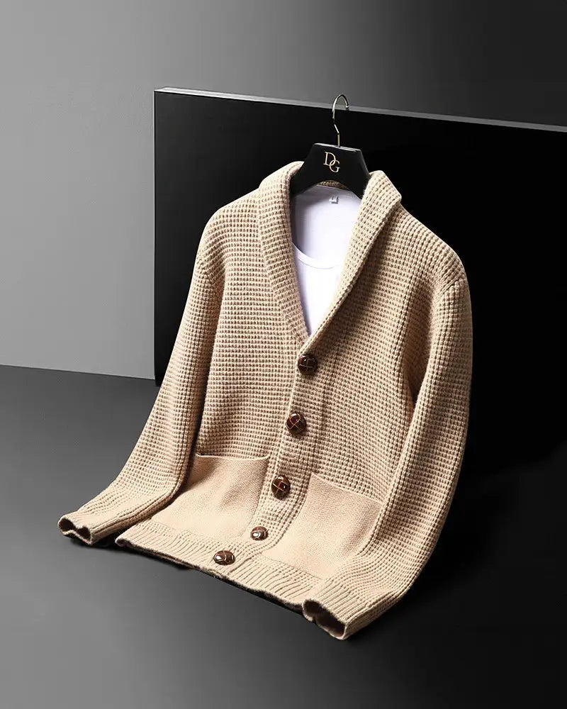 Wayne - Colbert Knopen Cardigan Trui