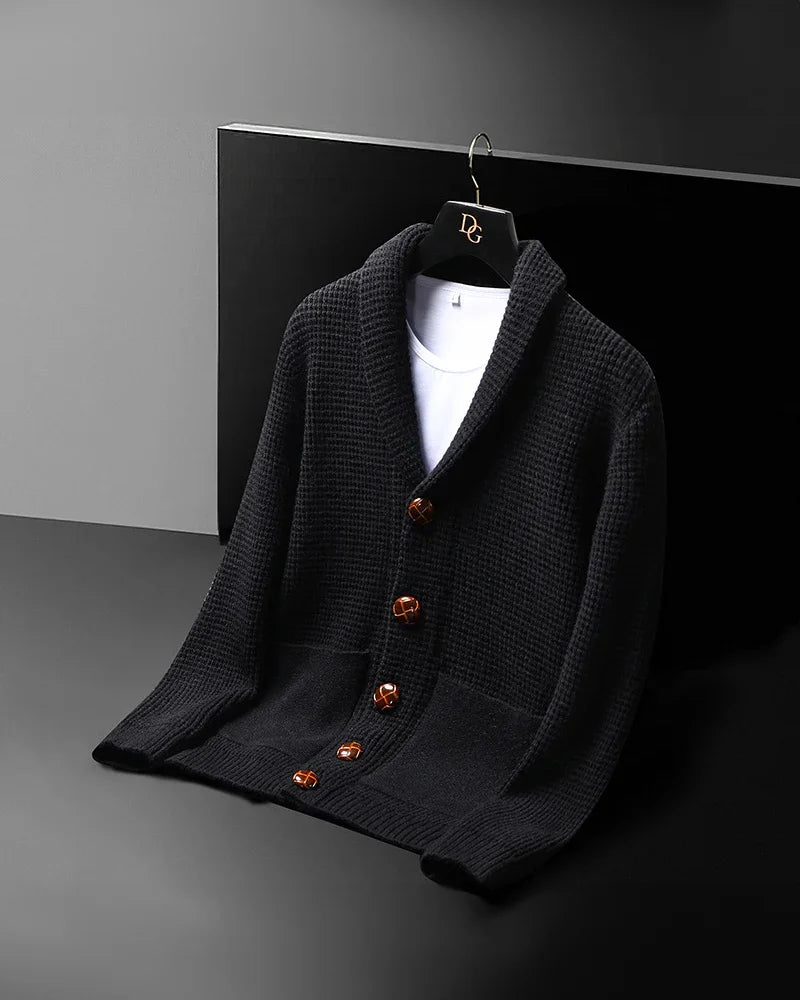 Wayne - Colbert Knopen Cardigan Trui