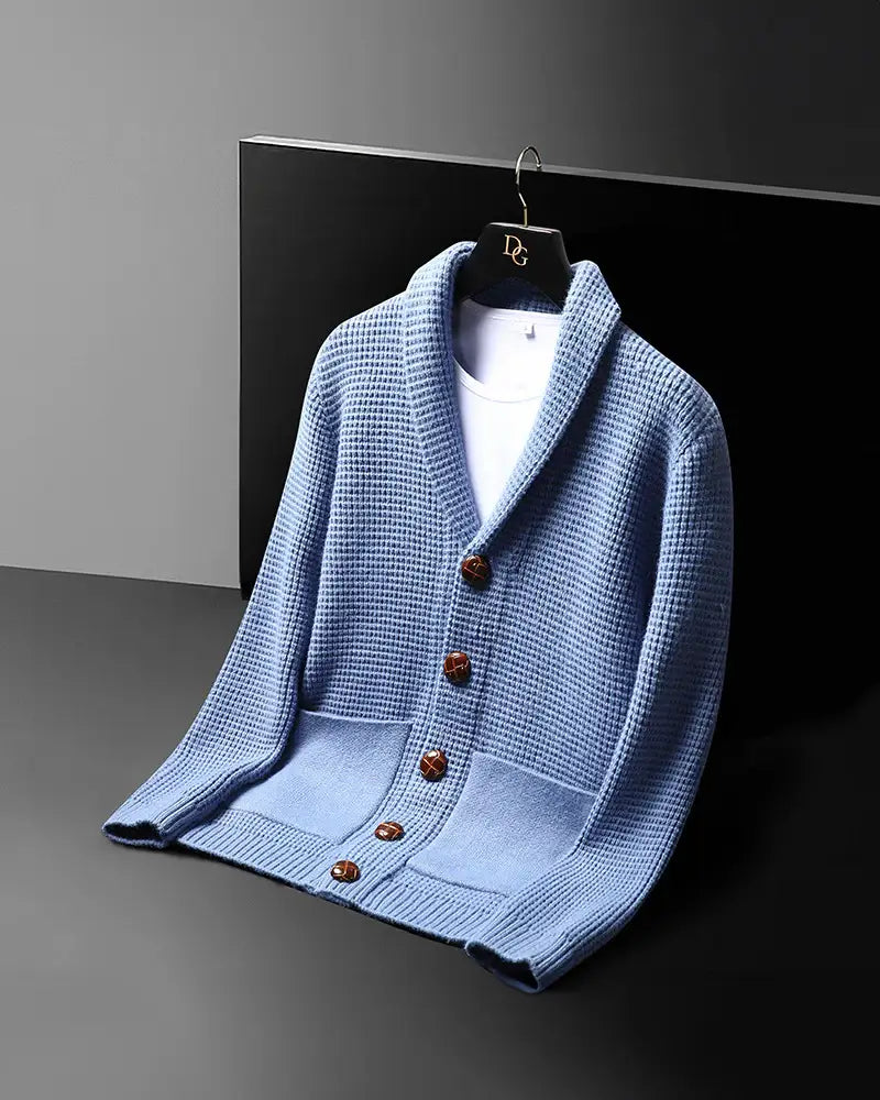 Wayne - Colbert Knopen Cardigan Trui