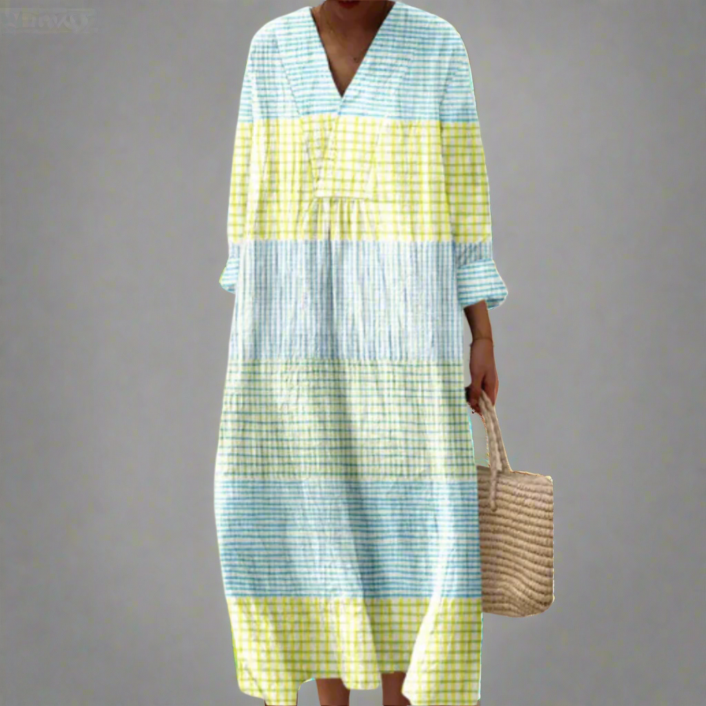 Adrienne™ | Elegante geometrische jurk