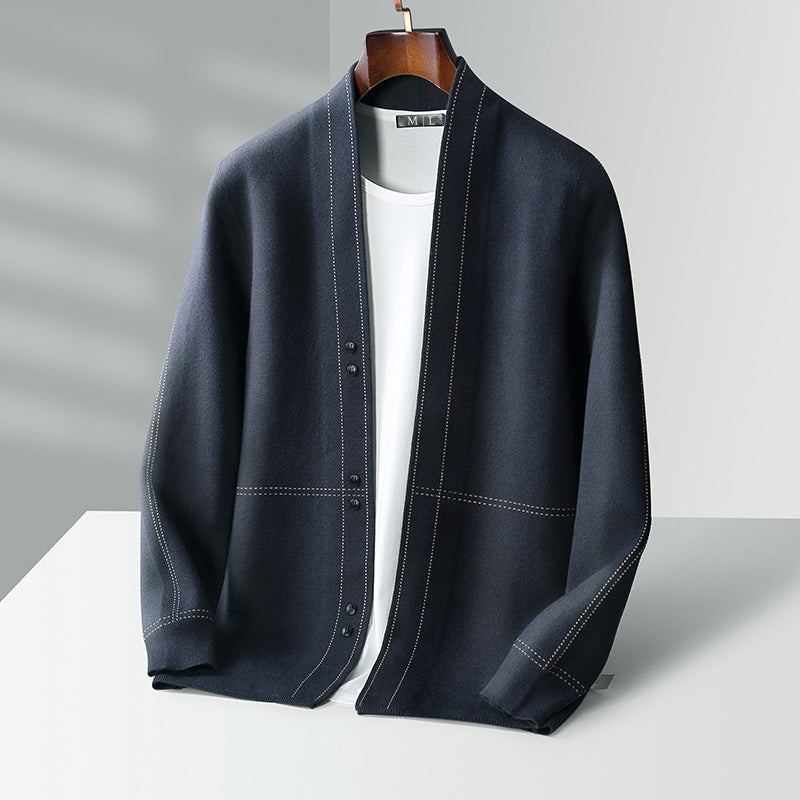 Walter - Gebreide Wol Cardigan