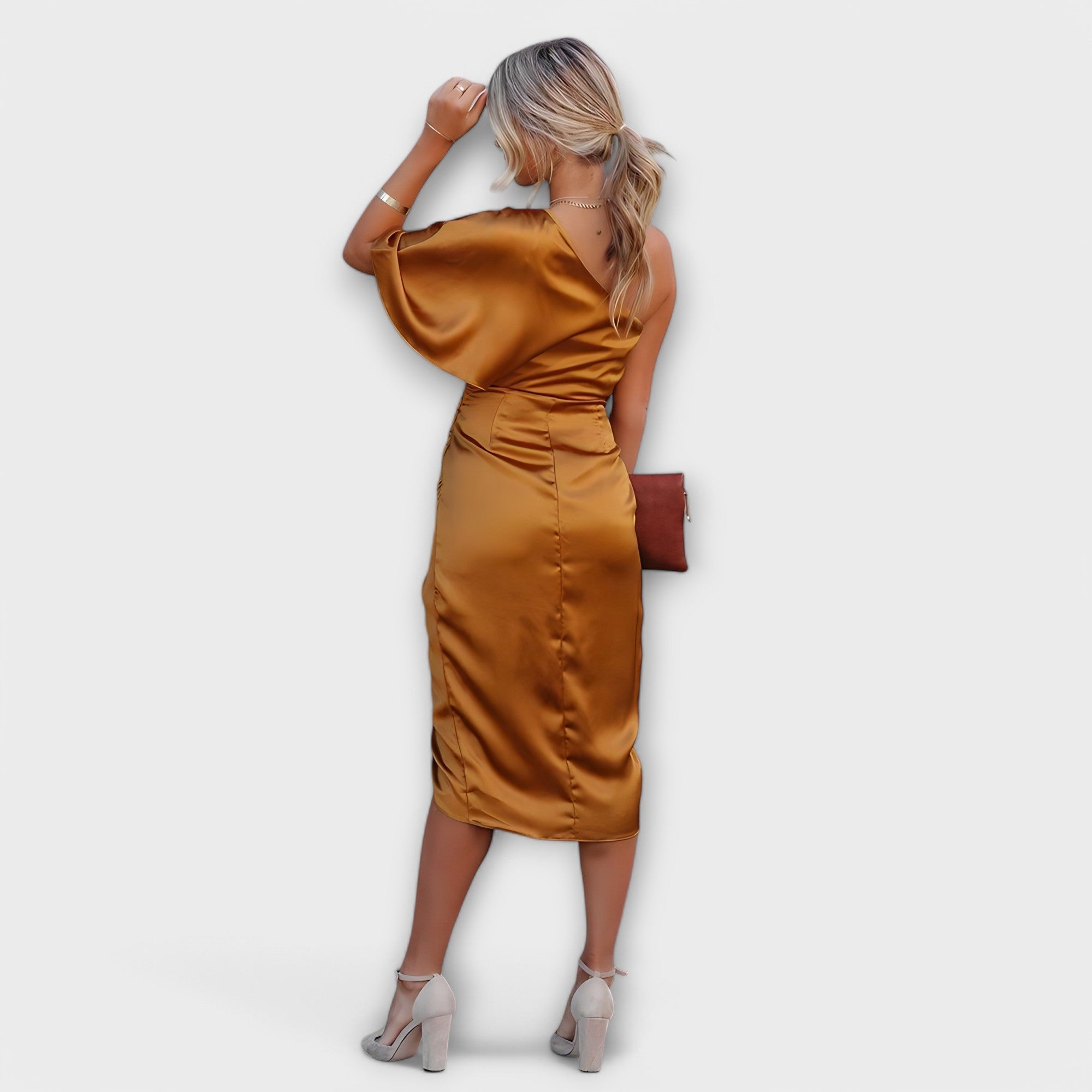 Élise - Luxe zijden avondjurk