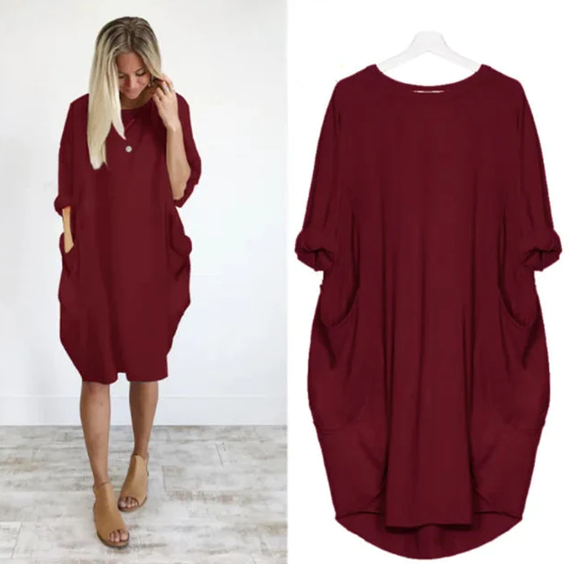 Amanda™ - Comfortabele Buikbedekkende Jurk