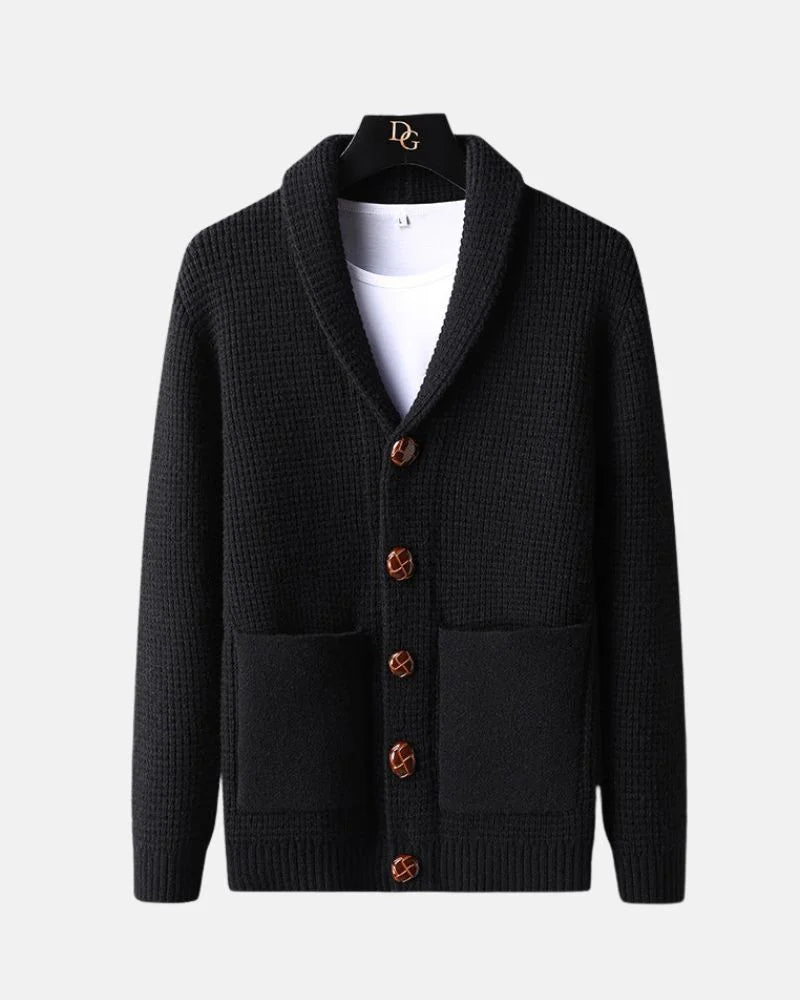 Wayne - Colbert Knopen Cardigan Trui