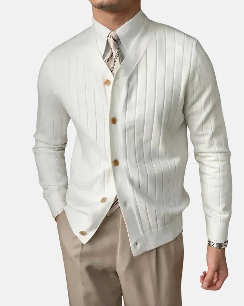 Shelton - Gebreid Ribbels Cardigan