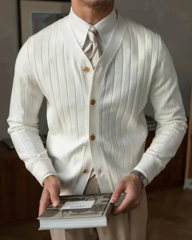 Shelton - Gebreid Ribbels Cardigan