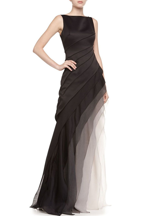 Élodie | Tulle Maxi Jurk - Zwart