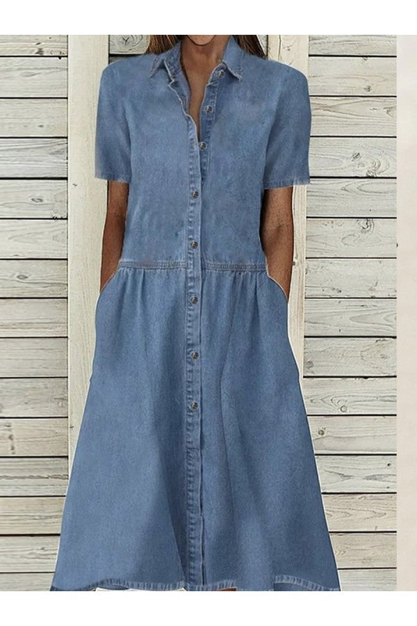 Eden – Casual Denim Jurk