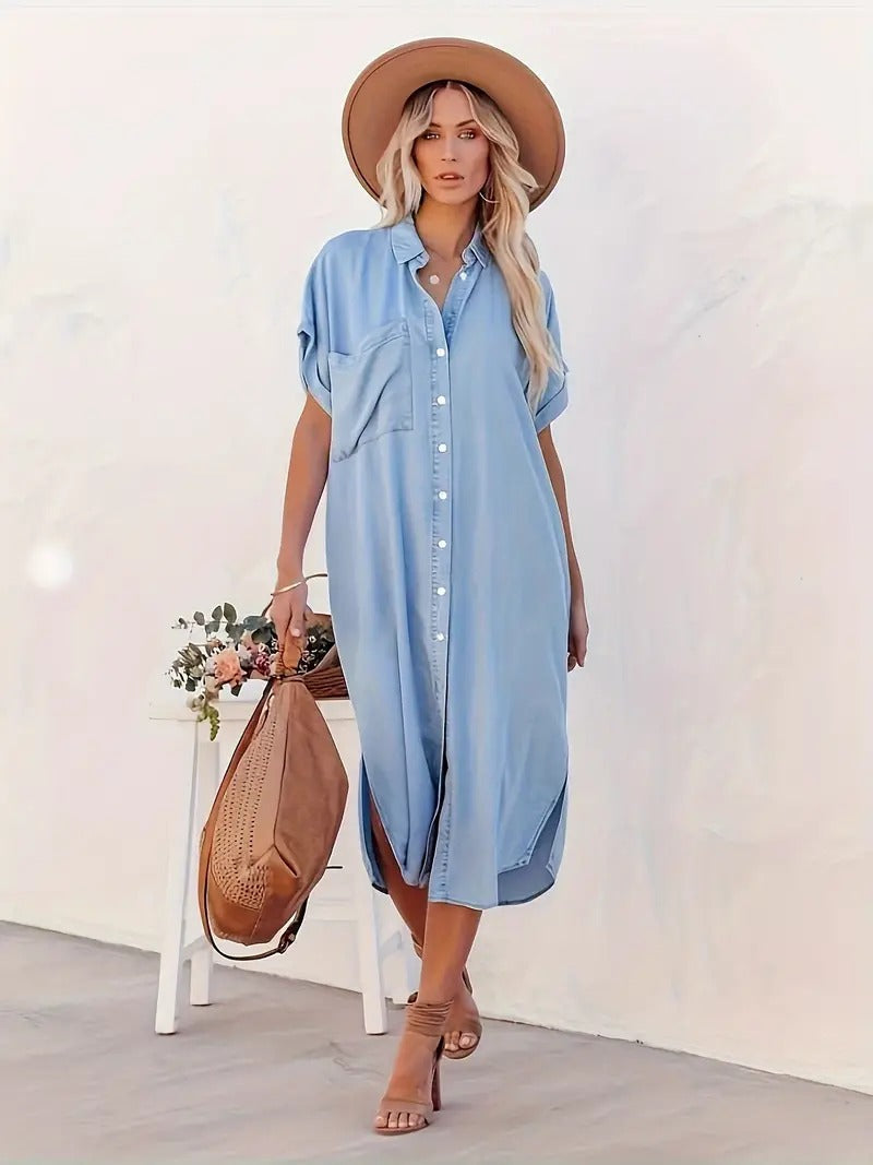 Chiara Korte Mouwen Casual Jurk