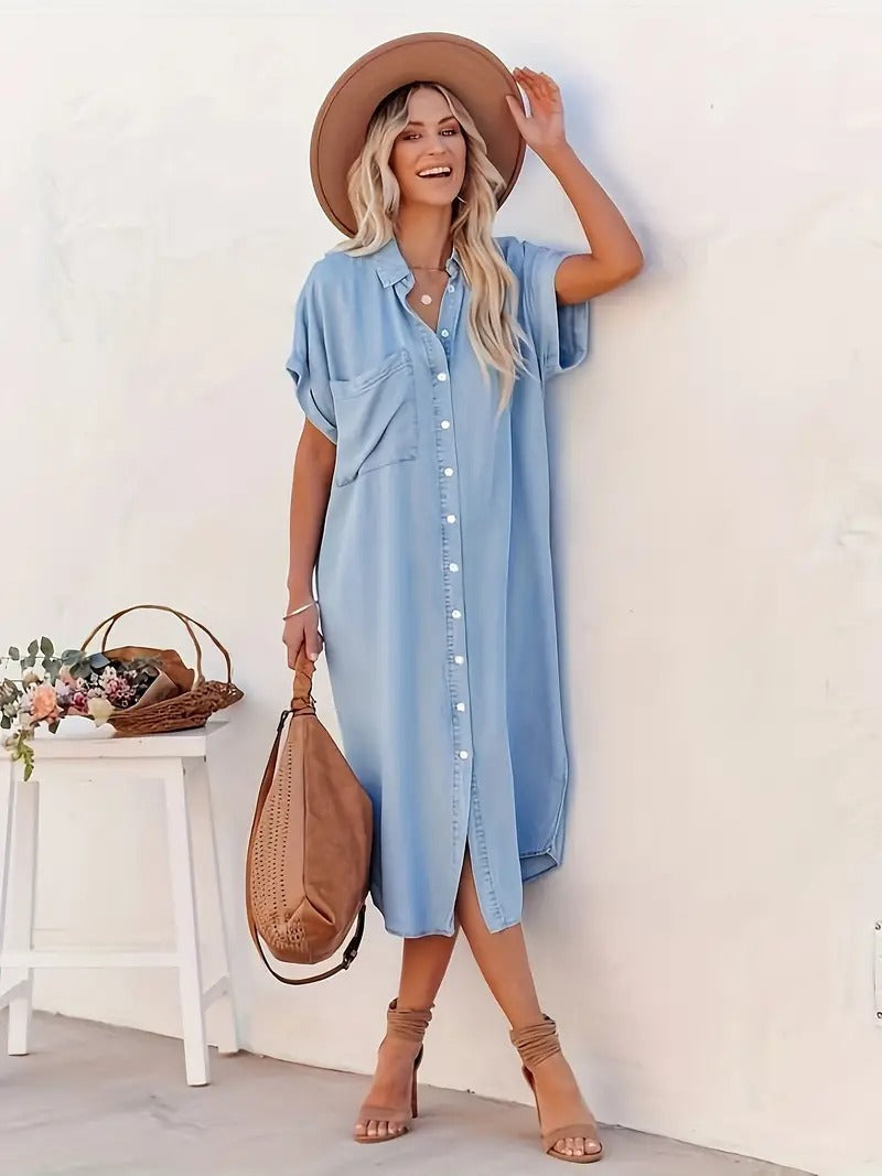 Chiara Korte Mouwen Casual Jurk