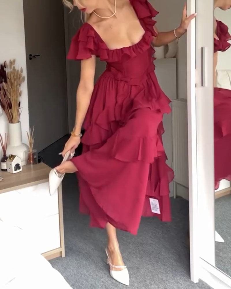 Elisa - Ruffle Jurk
