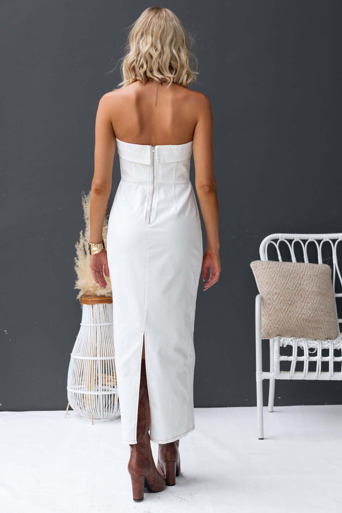 Kylen Denim Maxi Jurk