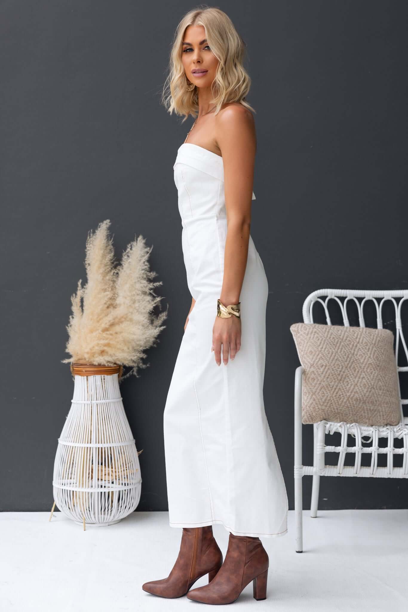 Kylen Denim Maxi Jurk