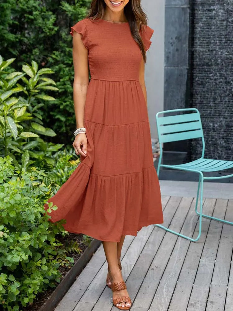 Amelia | Elegante Jurk met Buikbedekking