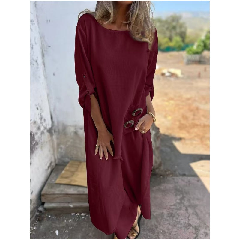 Abby | Ongelijke Jurk en Losse Broek Sets